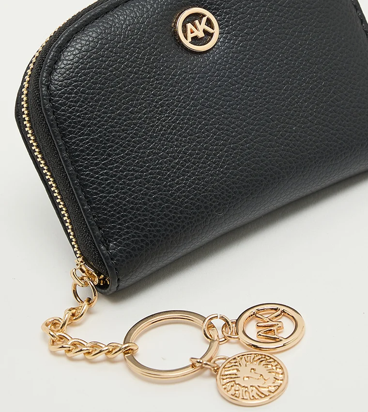 ANNE KLEIN  Anne Klein Logo Detail Zip-around Card Holder for Women | Best Price UAE